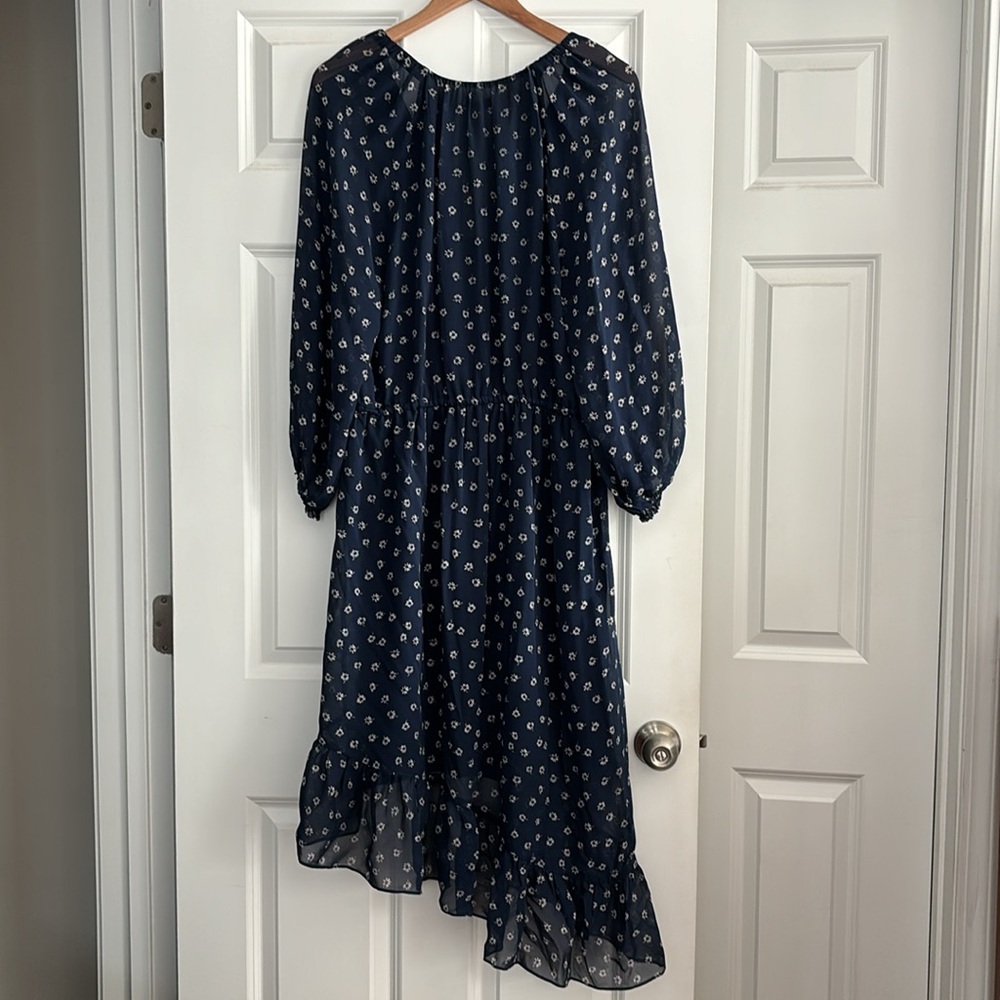 NWT Joie Alithea Dress Floral Navy Size Large (New With Tags) - Picture 9 of 16
